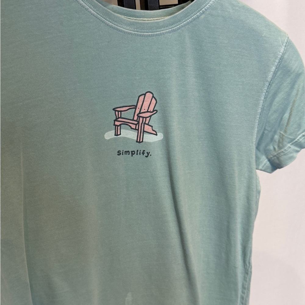 Life Is Good Green Short Sleeve Tee - Picture 2 of 4